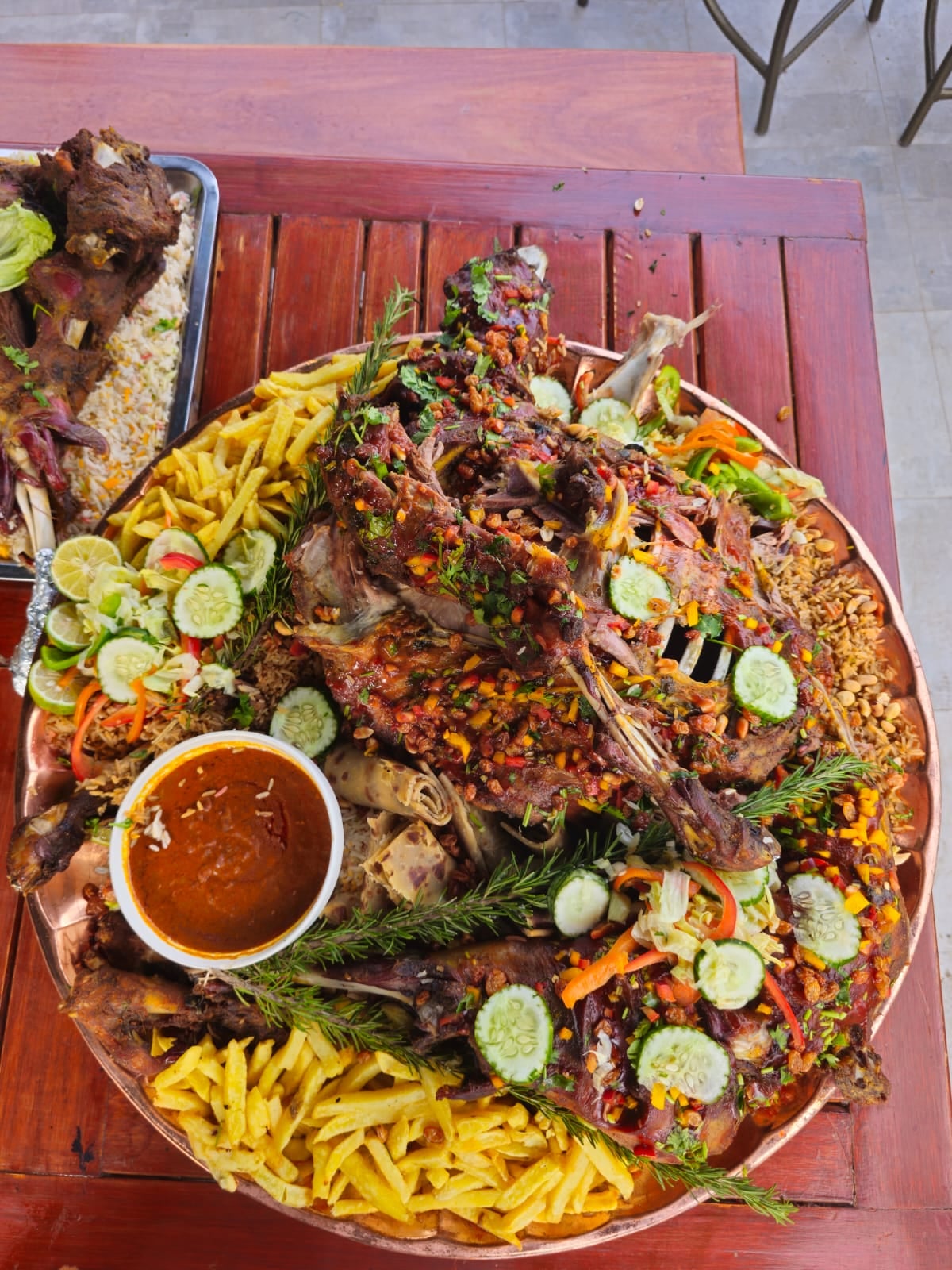 Aromatic Mandi platter
